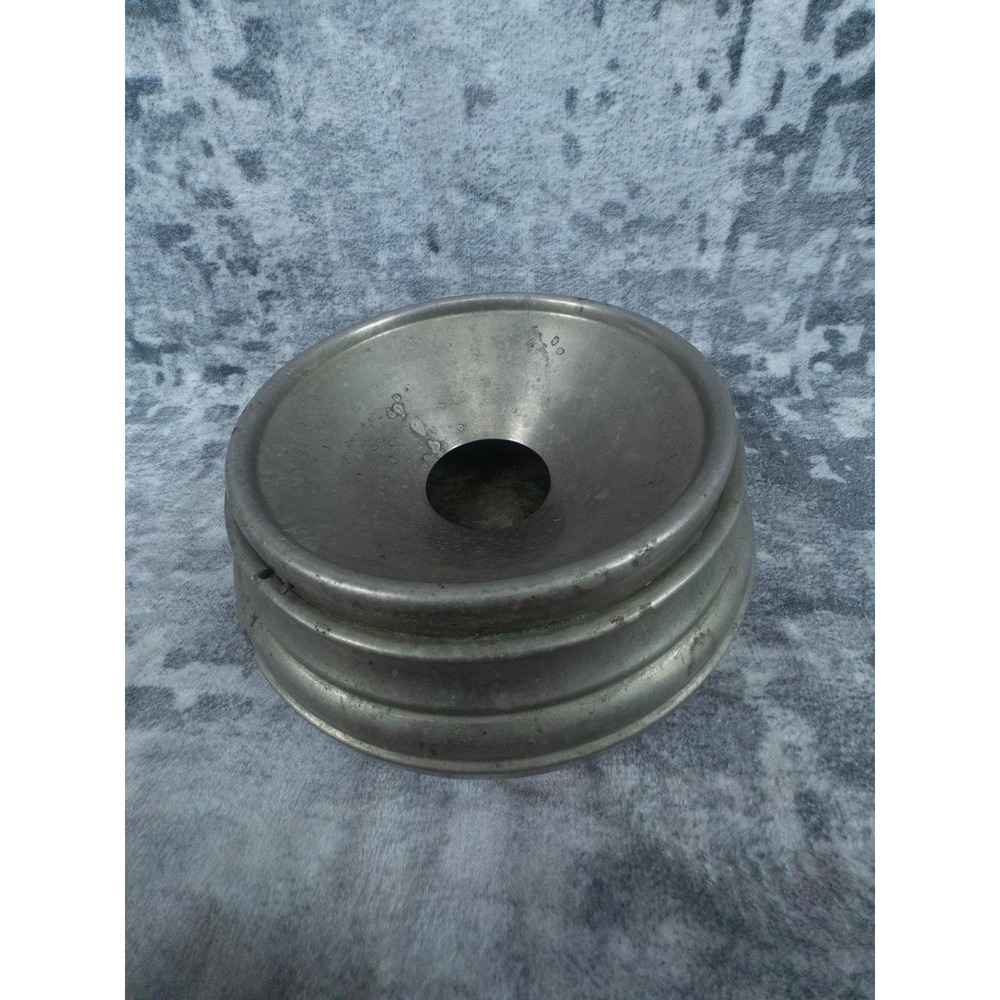 Vtg Pullman Palace Car Company Spittoon Nickel Plate Copper Railroad Decor